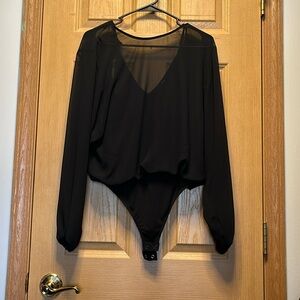 Express Sheer Double Layer Bodysuit